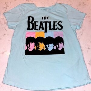 2/$20 The Beatles Kids Sky Blue Graphic Tee